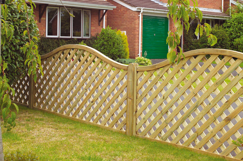 Grange Elite St. Melior Lattice Fence Panel Empress Fencing Clitheroe