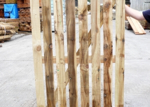 Palisade arched top gate
