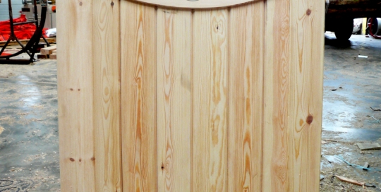 Framed solid dipped top gate