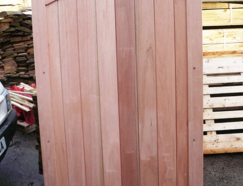Framed Solid Arched Top Gate
