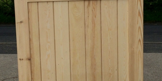 Framed solid flat top gate from Empress Fencing in Clitheroe