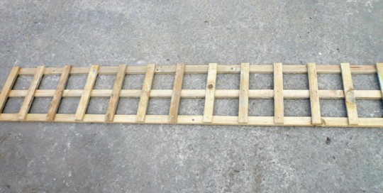 4 inch square trellis