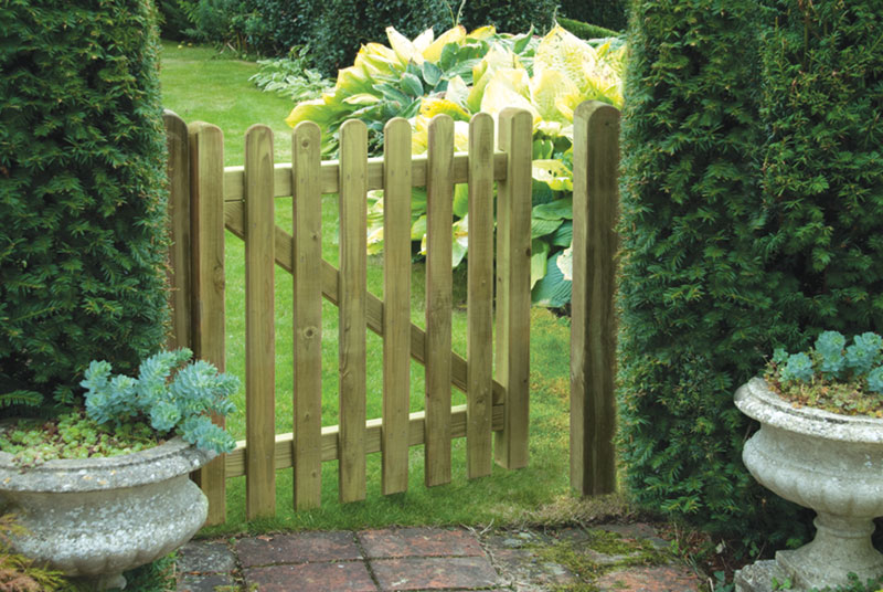 Premium picket gate at Empress Fencing in Clitheroe