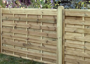 Square Horizontal Fence Panel