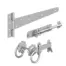 Pedestrian Side Gate Kit Including Ring Gate Latch