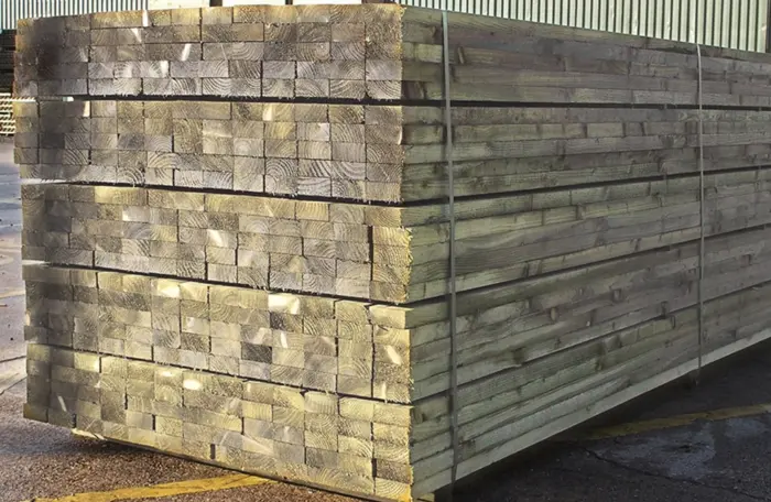 38mm Rough Sawn Rail