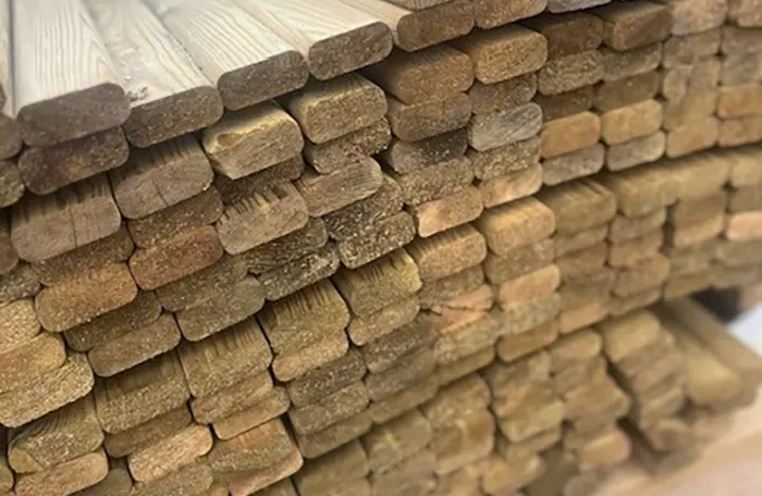 Slatted batten