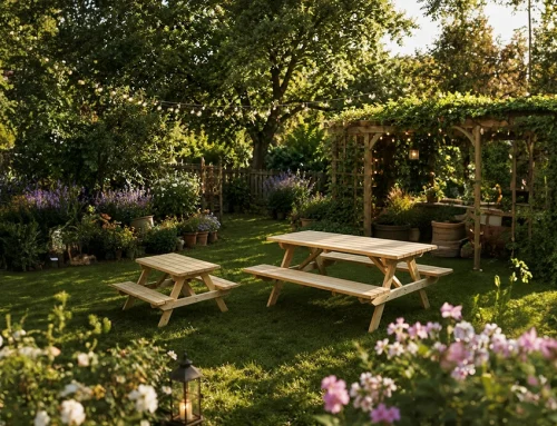 The Best Place to Position a Picnic Bench in Your Garden