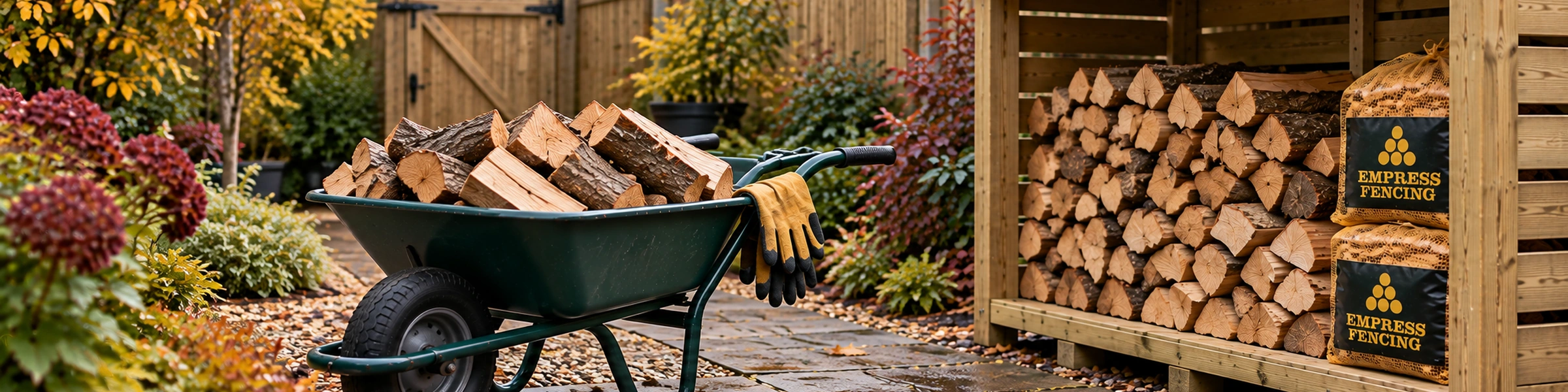 moving-firewood-from-delivery-to-store | Empress Fencing Clitheroe Lancashire Moving Firewood From Delivery to Store Without Losing an Afternoon