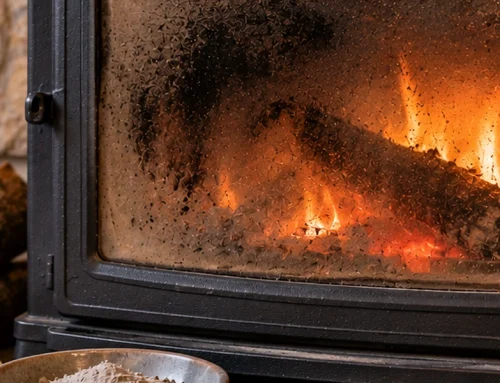 Stove Glass Going Black and What Your Logs Are Telling You