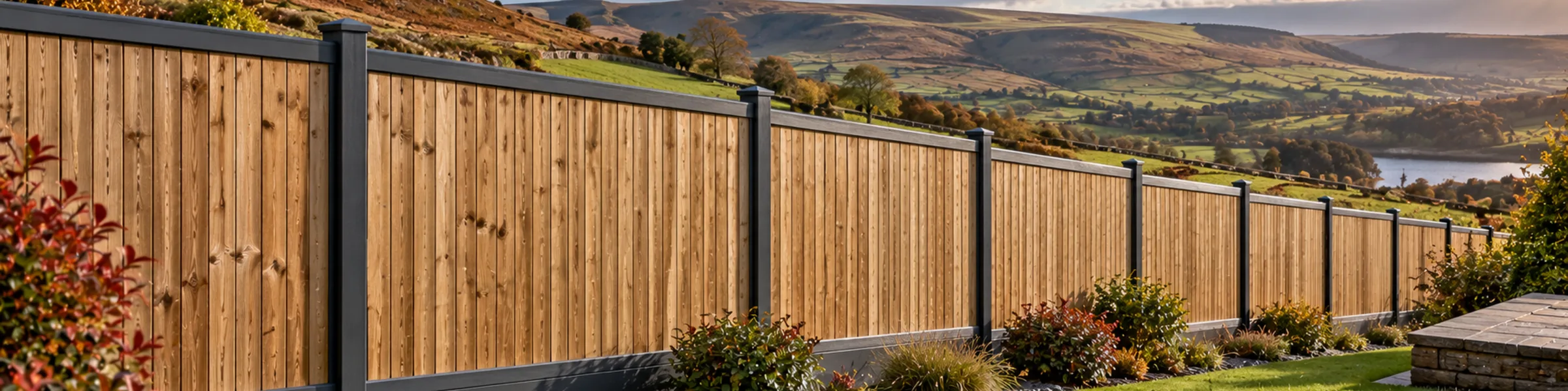 Durapost for Exposed Gardens on the Hills Around Pendle